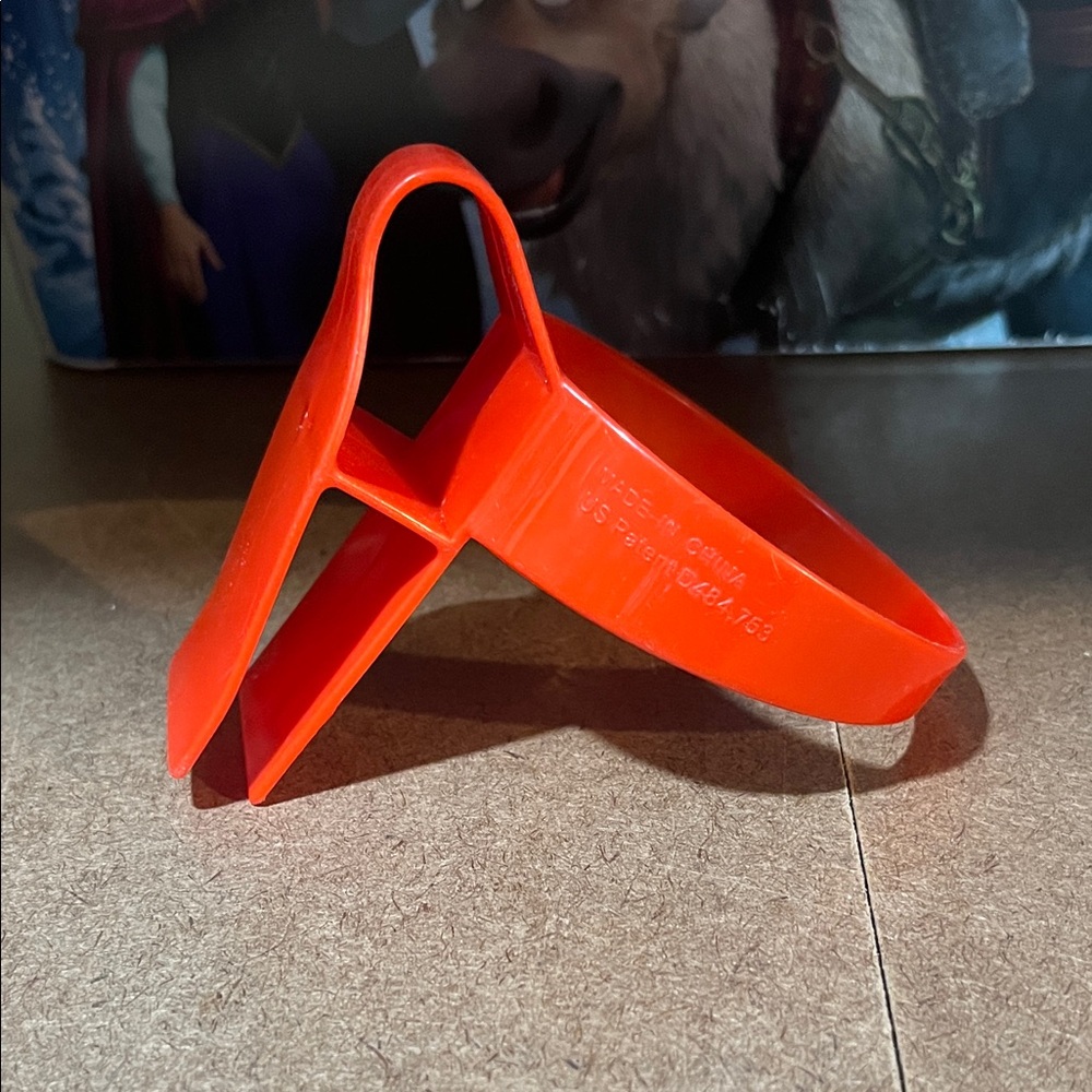 Red Plastic Shopping Cart Cup Holder